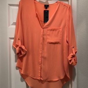 Beautiful peach blouse